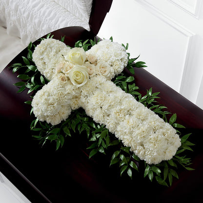 Peaceful Memories Casket Spray (Standard) –  Kiss Floral Llc, Conshohocken PA