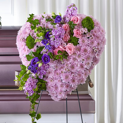 Treasured Love Standing Heart –  Kiss Floral Llc, Conshohocken PA