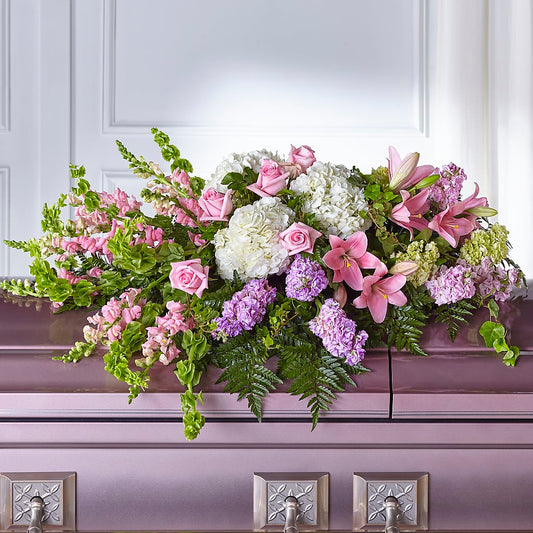 Life's Gratitude Casket Spray –  Kiss Floral Llc, Conshohocken PA