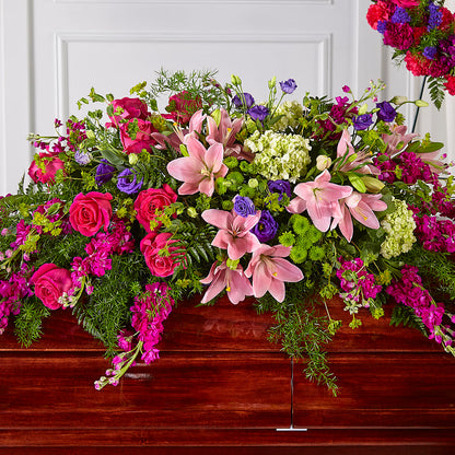 Radiant Tribute Casket Spray –  Kiss Floral Llc, Conshohocken PA