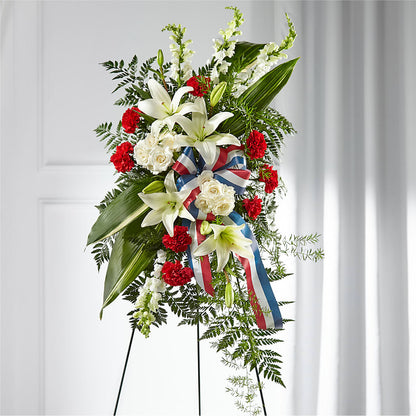 Stars of Life Standing Spray –  Kiss Floral Llc, Conshohocken PA