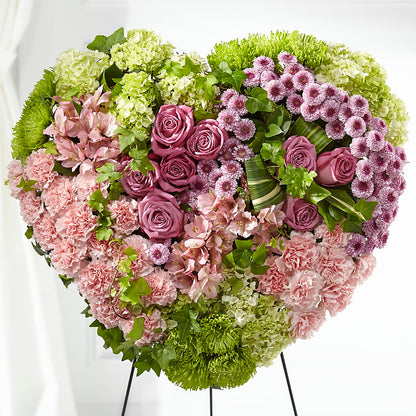 Heartwarming Standing Heart –  Kiss Floral Llc, Conshohocken PA