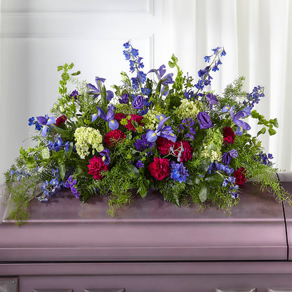 Always Treasured Casket Spray –  Kiss Floral Llc, Conshohocken PA