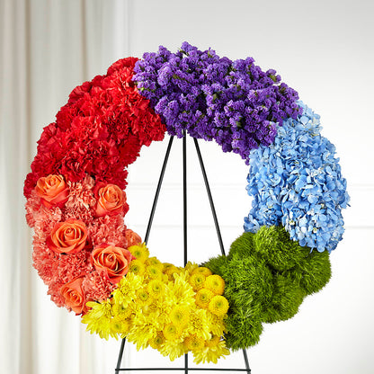 Circle of Love Wreath –  Kiss Floral Llc, Conshohocken PA
