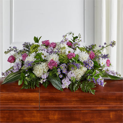 Meadows of Serenity Casket Spray –  Kiss Floral Llc, Conshohocken PA