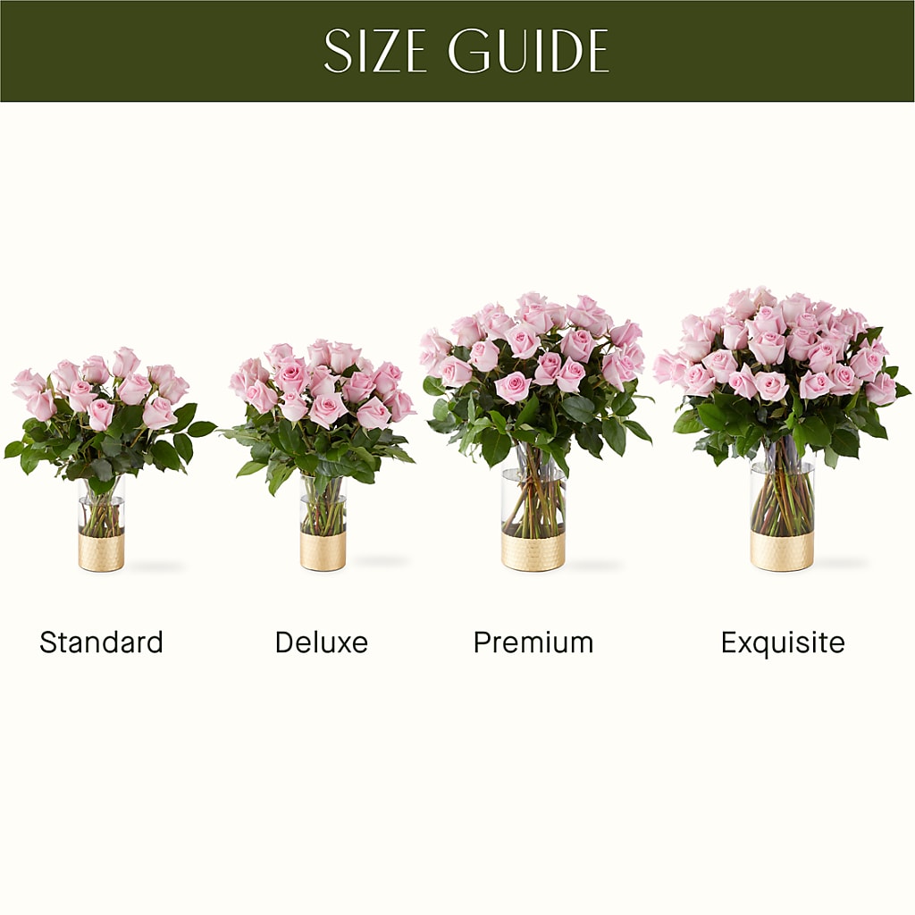 Picture Perfect Pink Rose Bouquet –  Kiss Floral Llc, Conshohocken PA