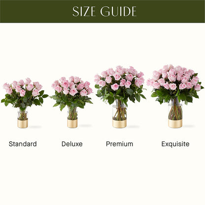 Picture Perfect Pink Rose Bouquet –  Kiss Floral Llc, Conshohocken PA