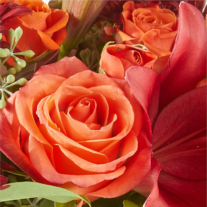 Crimson Leaves Bouquet –  Kiss Floral Llc, Conshohocken PA