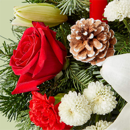 Seasonal Festivities Centerpiece –  Kiss Floral Llc, Conshohocken PA