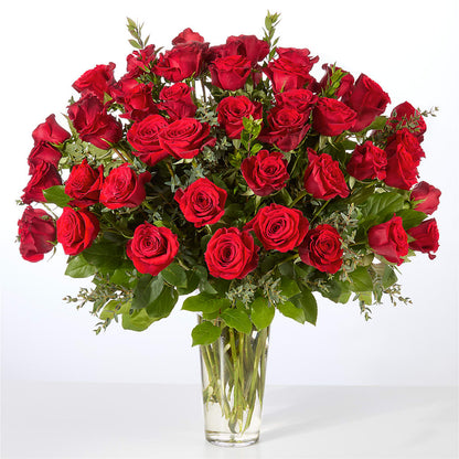 Forever Yours Fifty Stem Red Rose Bouquet –  Kiss Floral Llc, Conshohocken PA