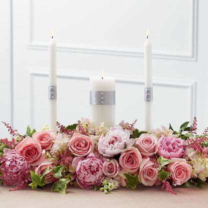 Worldwide Romance Unity Candle Arrangement –  Kiss Floral Llc, Conshohocken PA