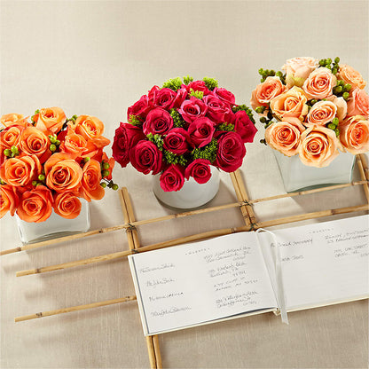 Dawn Rose Centerpiece –  Kiss Floral Llc, Conshohocken PA
